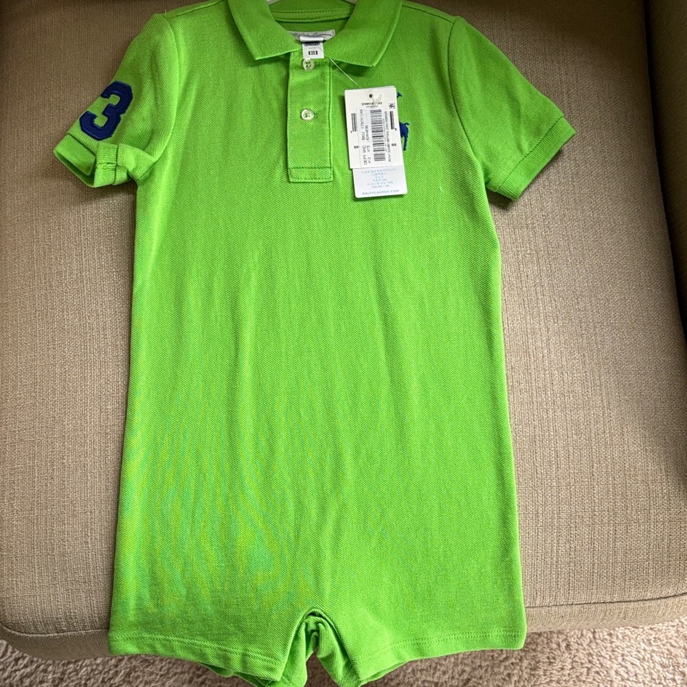 Ralph Lauren Bright Green Polo Shirt